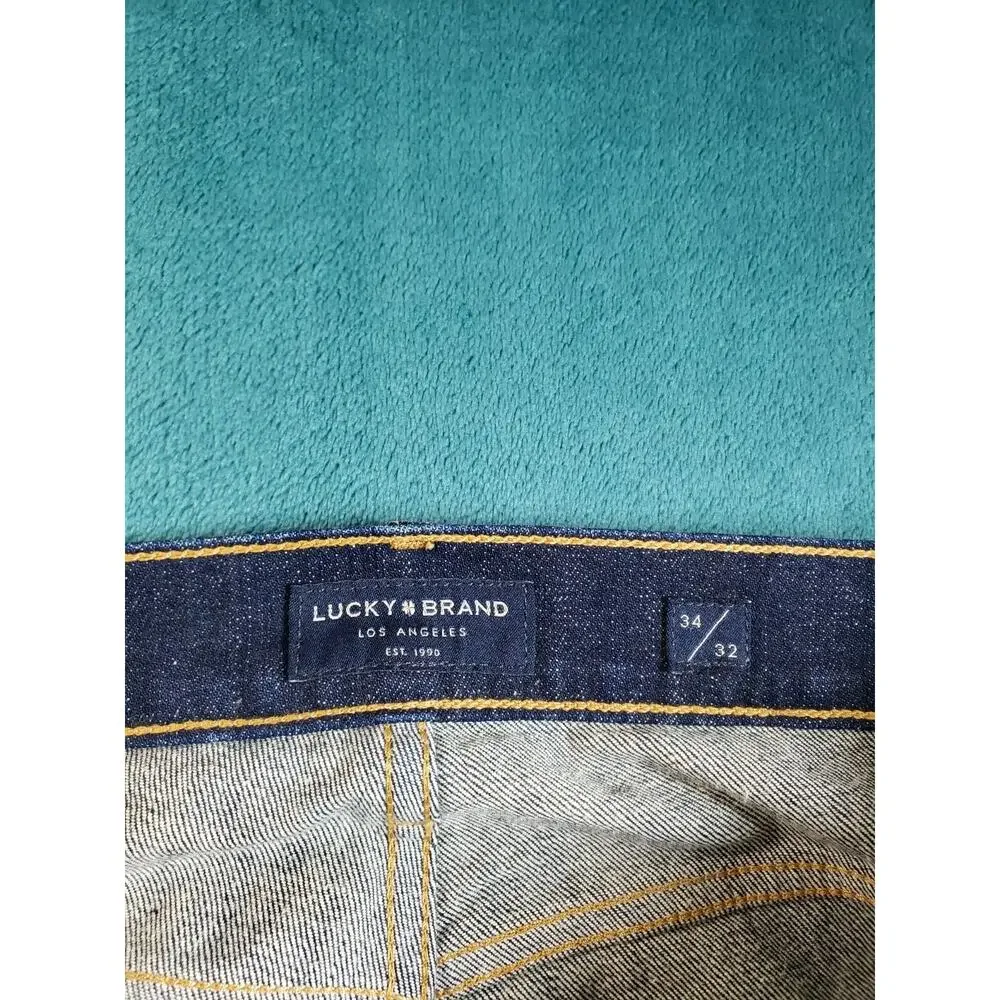Lucky Brand Jeans Size 34x32 Mens Blue Pants Stretch Denim 181 Relaxed Straight